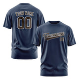 Custom Blue Brown T-Shirt