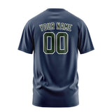 Custom Blue Dark Green T-Shirt
