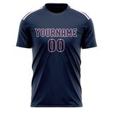 Custom Blue Purple Soccer Jersey