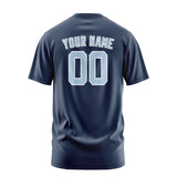 Custom Blue Light Blue T-Shirt