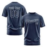 Custom Blue Blue T-Shirt