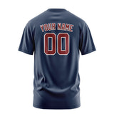 Custom Blue Crimson Red T-Shirt