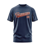 Custom Blue Coral Red T-Shirt