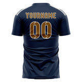 Custom Blue Khaki Soccer Jersey