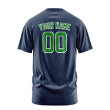 Custom Blue Emerald Green T-Shirt