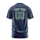 Custom Blue Blue Green T-Shirt