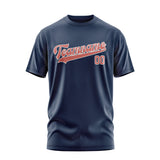 Custom Blue Copper Rose T-Shirt