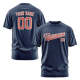 Custom Blue Copper Rose T-Shirt