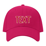 Custom Pink Crimson Red Hat