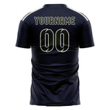 Custom Navy Olive Soccer Jersey