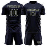 Custom Navy Olive Soccer Set