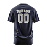 Custom Navy Gray T-Shirt
