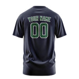 Custom Navy Green T-Shirt