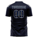 Custom Navy Blue Soccer Jersey