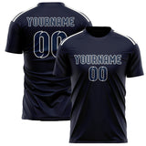 Custom Navy Blue Soccer Jersey