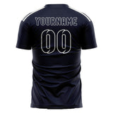 Custom Navy Navy Soccer Jersey
