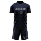 Custom Navy Navy Soccer Set