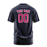 Custom Navy Pink T-Shirt