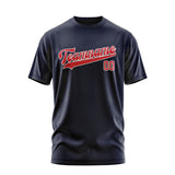 Custom Navy Red T-Shirt