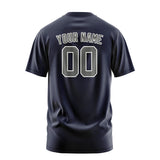 Custom Navy Dark Grey T-Shirt