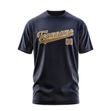 Custom Navy Khaki T-Shirt