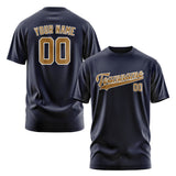 Custom Navy Khaki T-Shirt