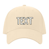 Custom Pale Peach Pale Ice Blue Hat 11B21718