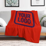 Custom Orange-Red Purple Blanket