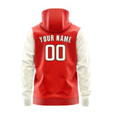 Custom Orange Red Cream Hoodie 1212030312B31703