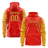 Custom Orange Red Yellow Hoodie