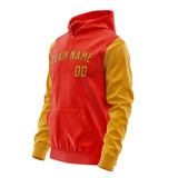 Custom Orange Red Yellow Hoodie 1212191912B31719