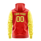 Custom Orange Red Light Yellow Hoodie 1212262612B31726