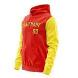 Custom Orange Red Light Yellow Hoodie 1212262612B31726