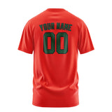 Custom Orange Red Green T-Shirt