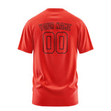 Custom Orange Red Orange Red T-Shirt