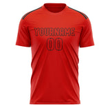 Custom Orange Red Orange Red Soccer Jersey