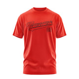 Custom Orange Red Orange Red T-Shirt