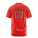 Custom Orange Red Copper Rose T-Shirt
