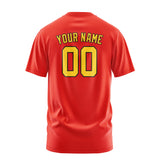 Custom Orange Red Gold T-Shirt