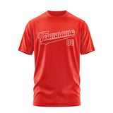 Custom Orange Red Orange Red T-Shirt