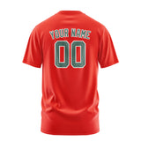Custom Orange Red Blue Green T-Shirt