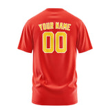 Custom Orange Red Gold T-Shirt
