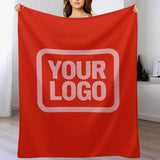 Custom Orange-Red Pink Blanket