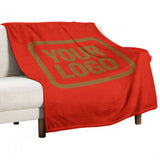Custom Orange-Red Khaki Blanket