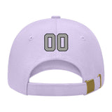 Custom Lavender Gray Light Green Hat 12B21704