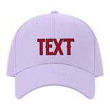 Custom Lavender Gray Crimson Red Hat 12B21714