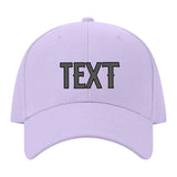 Custom Lavender Gray Orange Hat