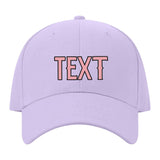 Custom Lavender Gray Light Emerald Green Hat