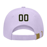 Custom Lavender Gray White Hat 12B21802