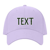 Custom Lavender Gray Red Hat